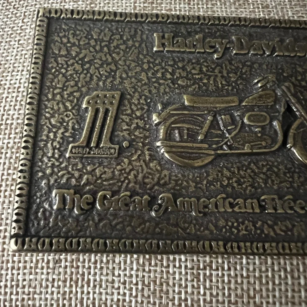 Harley Davidson Belt Buckle Freedom Machine 97697-15VM 3.5x2in Americana